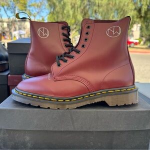 Dr. Martens 1460 Undercover Burgundy Boots MADE IN ENGLAND